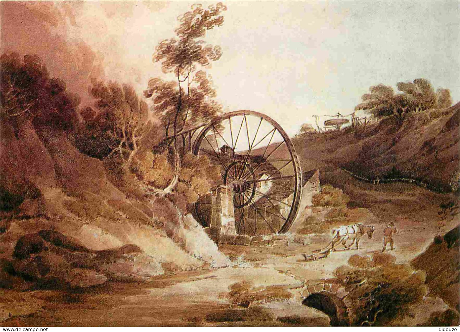 Angleterre - Broseley - The Great Wheel - Art Peinture De Paul Sandby MunnIronbridge Gorge Museum Trust - Shropshire - E - Shropshire