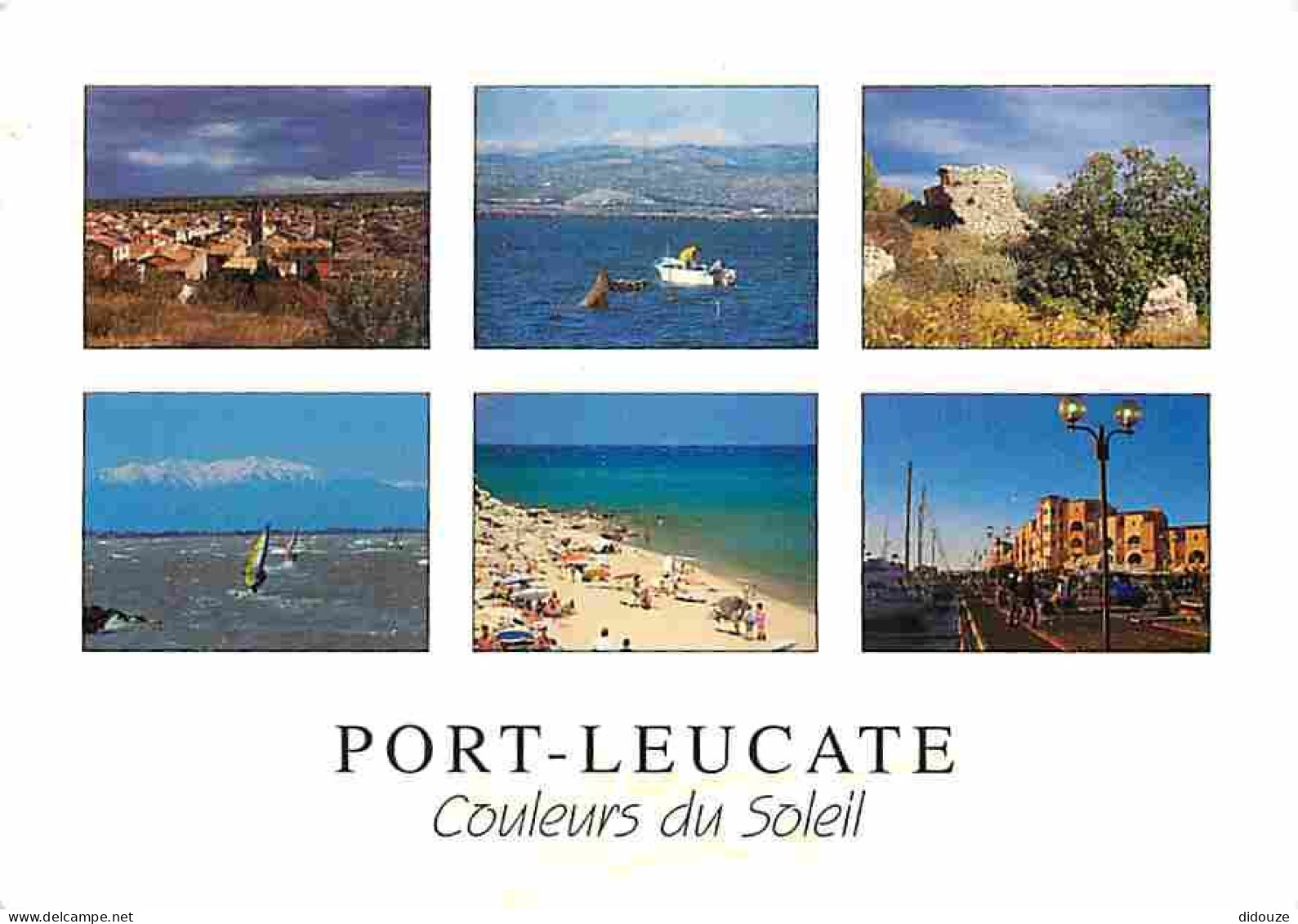 11 - Leucate - Port Leucate - Multivues - Scènes De Plage - Flamme Postale De Leucate - CPM - Voir Scans Recto-Verso - Leucate