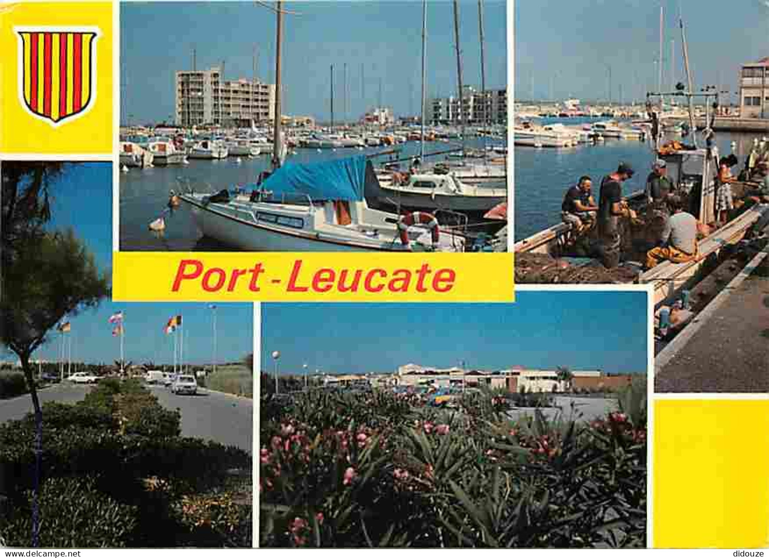 11 - Leucate - Port Leucate - Multivues - Bateaux - Blasons - CPM - Voir Scans Recto-Verso - Leucate
