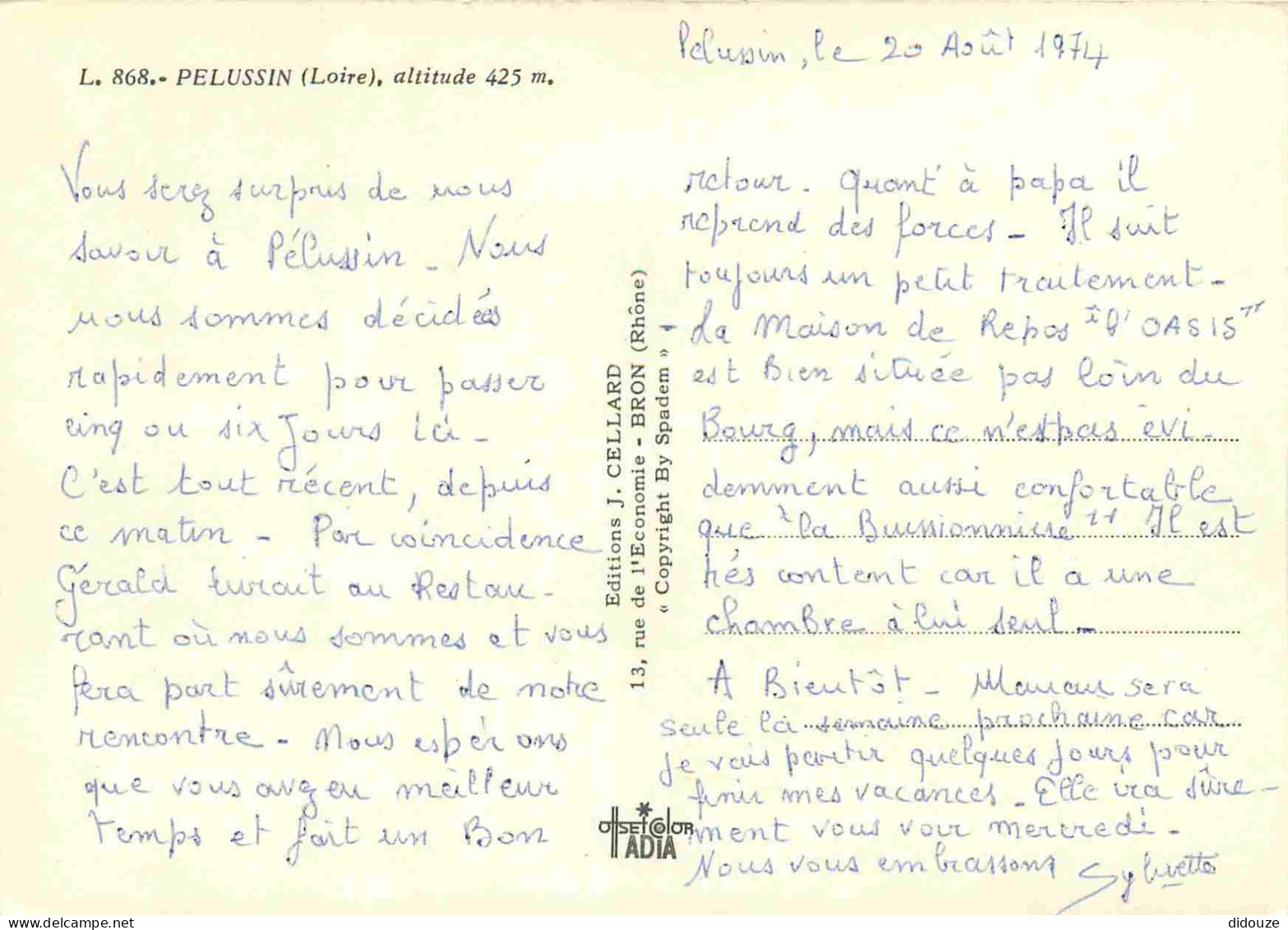 42 - Pelussin - Multivues - Piscine - CPM - Voir Scans Recto-Verso - Pelussin