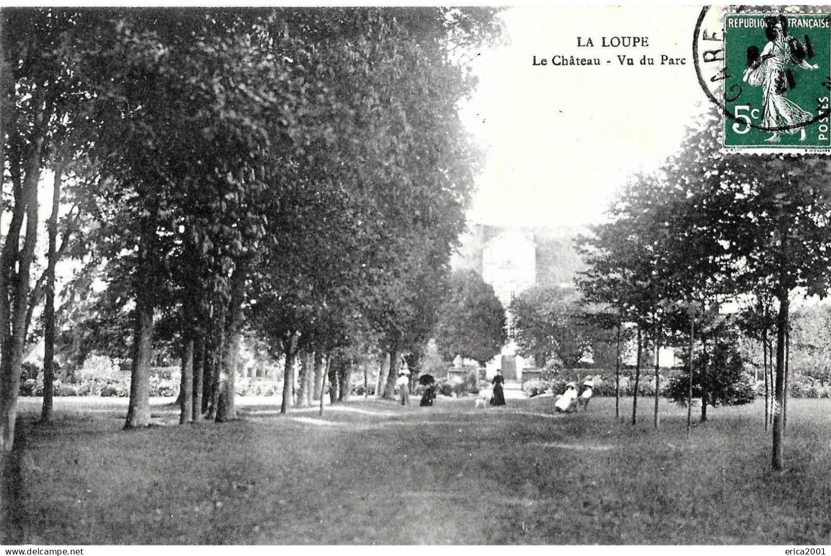 La Loupe. Le Chateau De La Loupe Vu Du Parc. - La Loupe