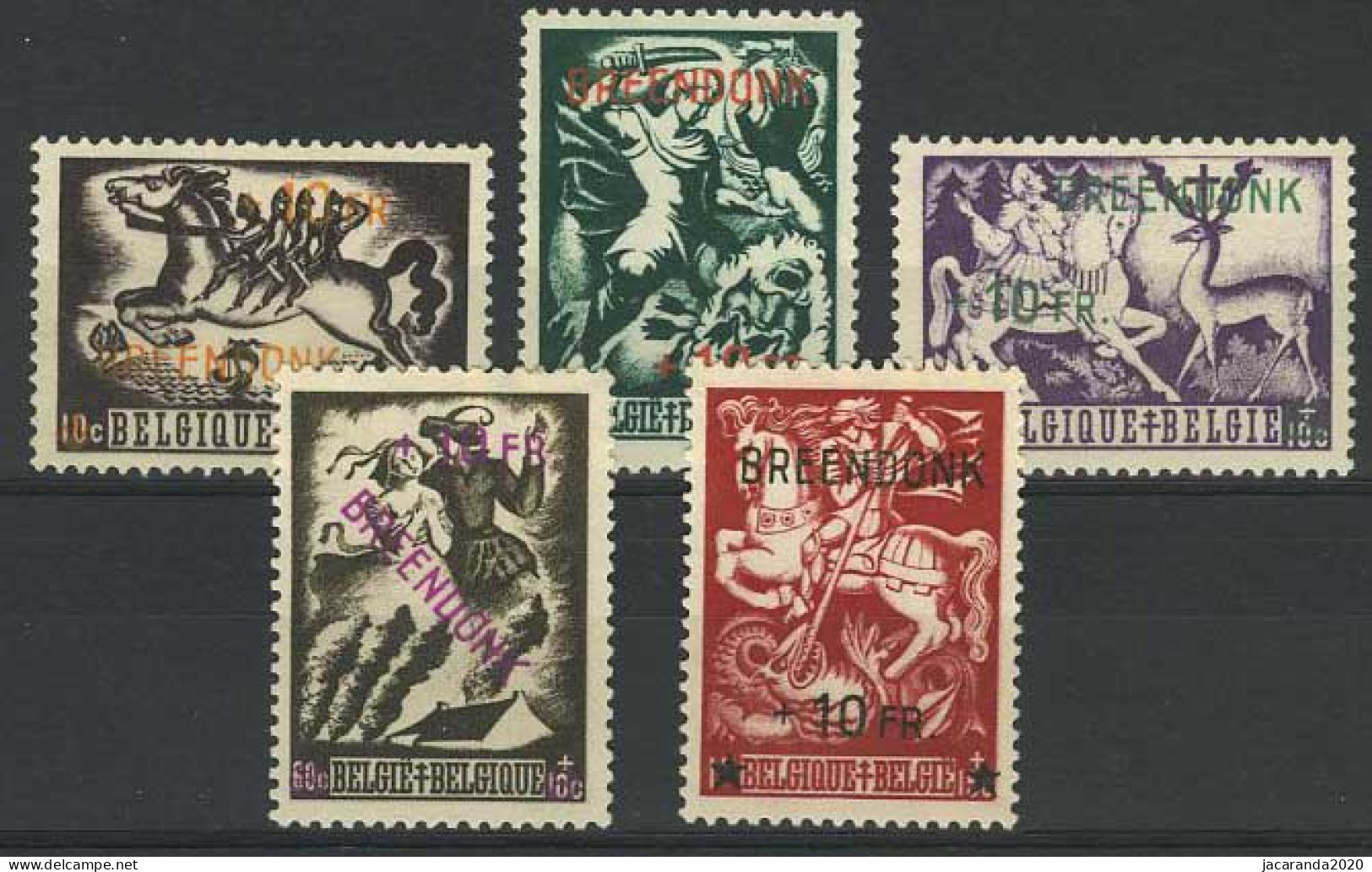 België PR76/80 - MNH - Privados & Locales [PR & LO]