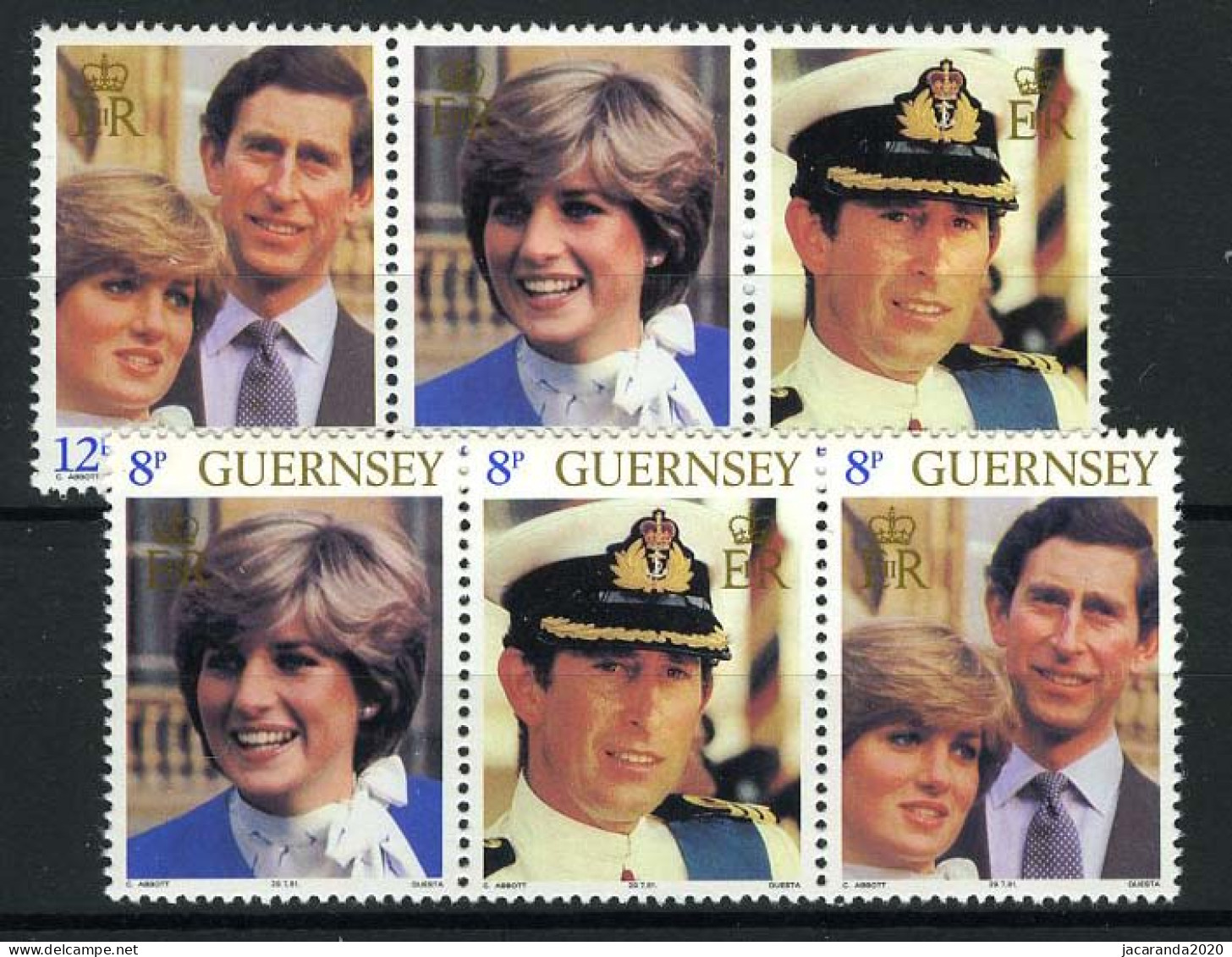 Guernsey - Wedding - Prince Charles - Lady Diana - Guernesey