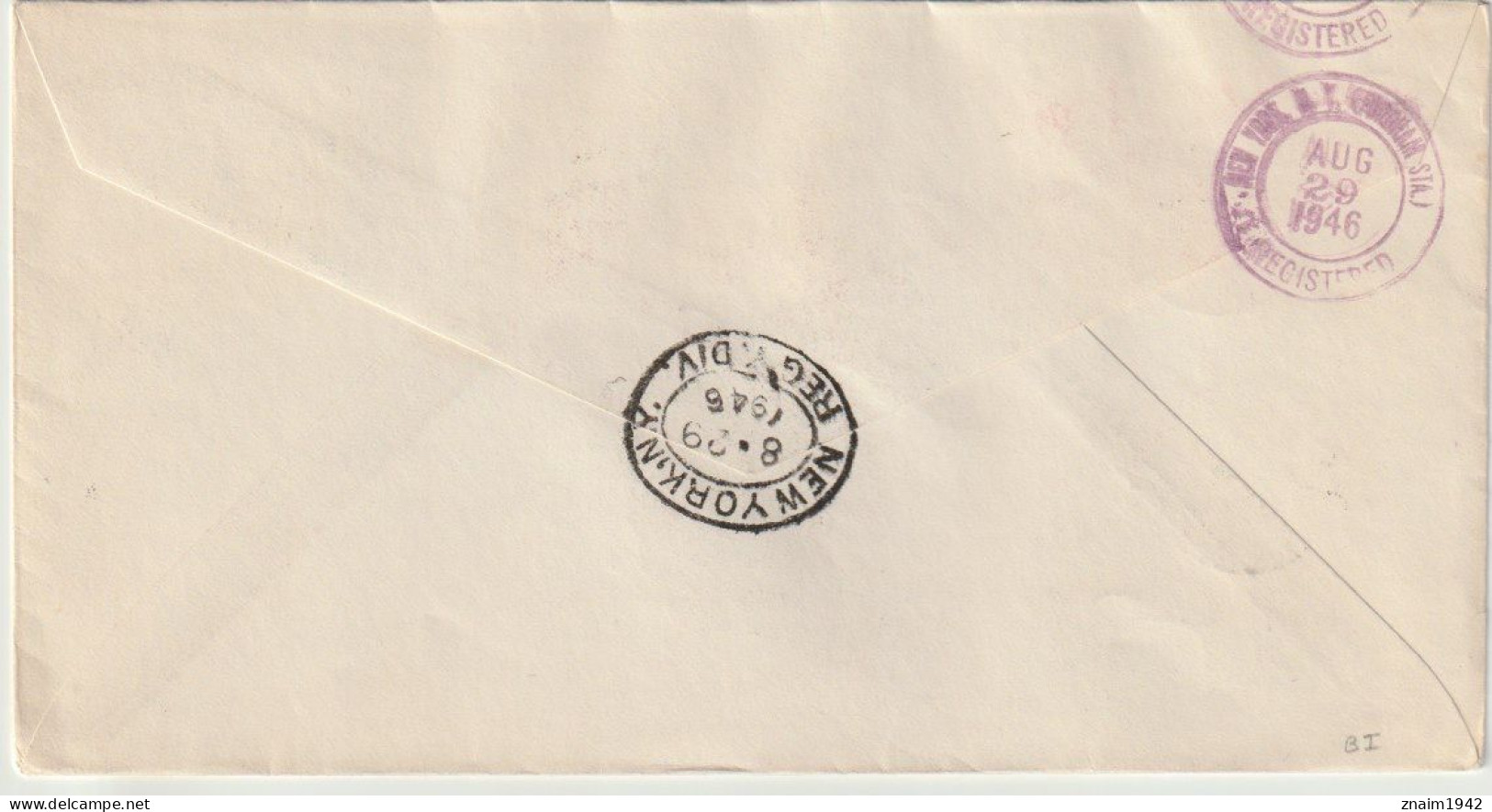 1946 ST PIERRE MIQUELON LETTRE PAR AVION RDEE AFFR TCHAD AU RHIN OBLITERES ST PIERRE MIQUELON ILE AUX MARINS - Covers & Documents