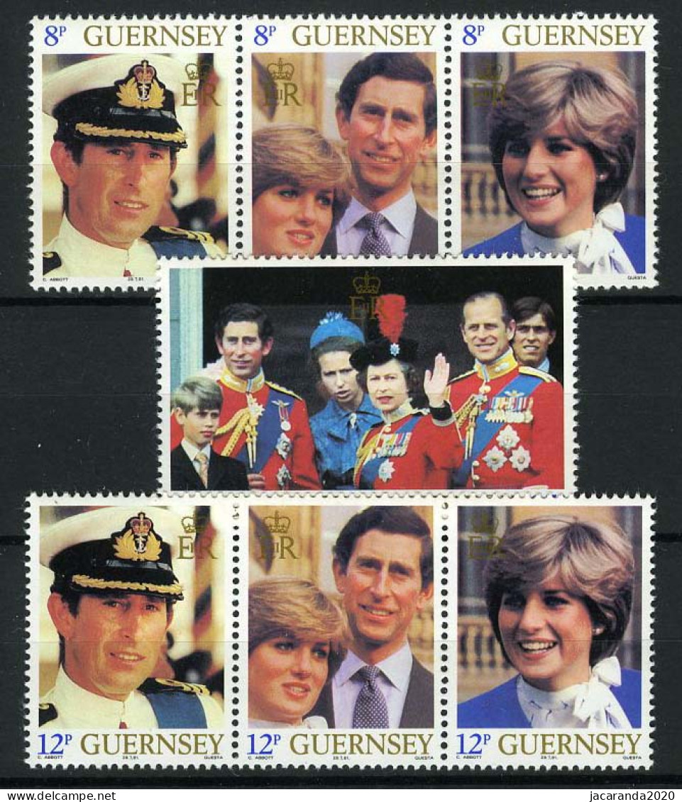 Guernsey - Wedding - Prince Charles - Lady Diana - Royal Family - Guernsey