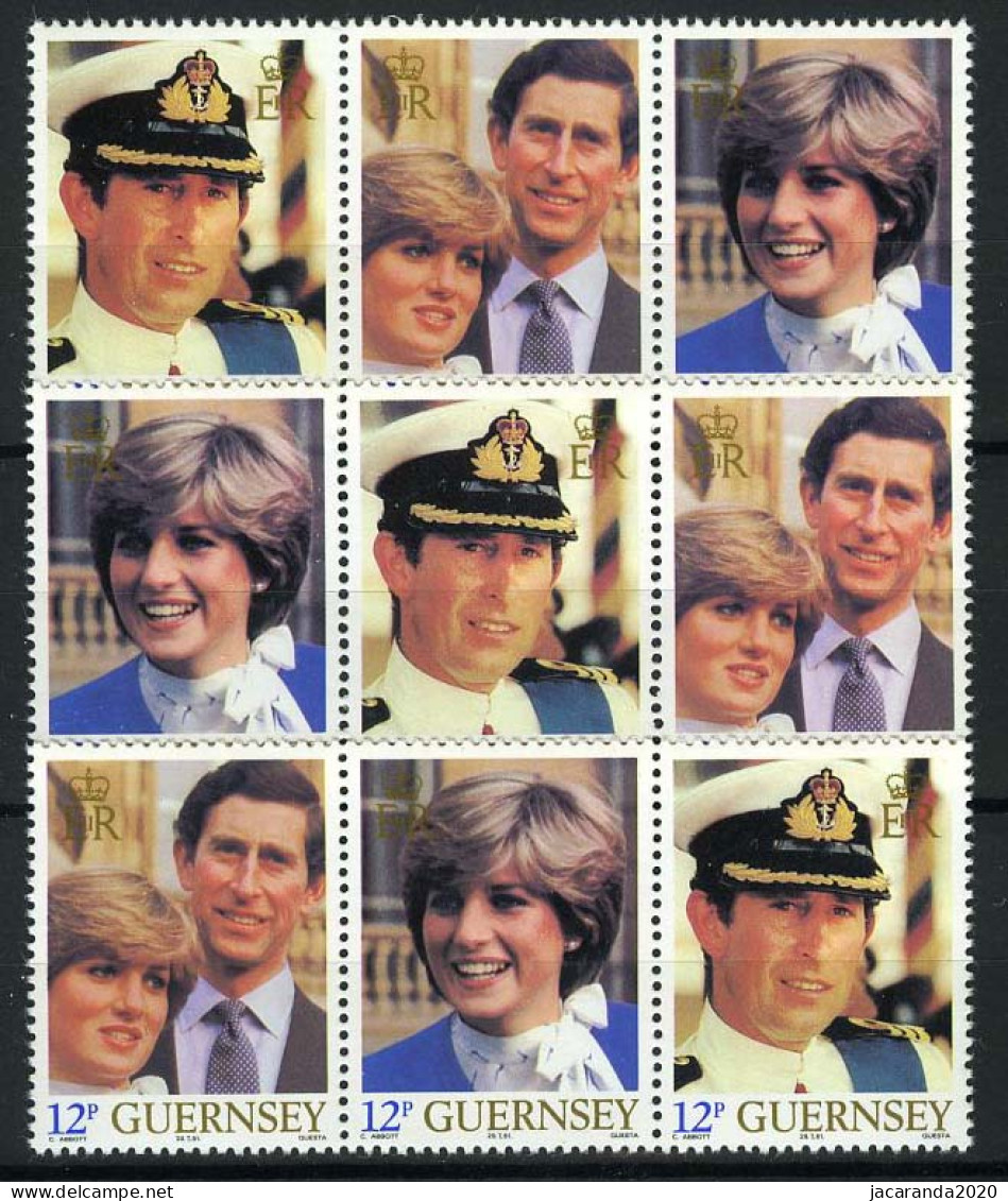 Guernsey - Wedding - Prince Charles - Lady Diana - Guernsey