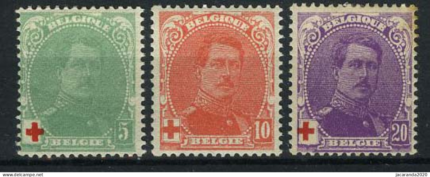 België 129/31 * - Koning Albert I - Rode Kruis - 1914-1915 Rode Kruis