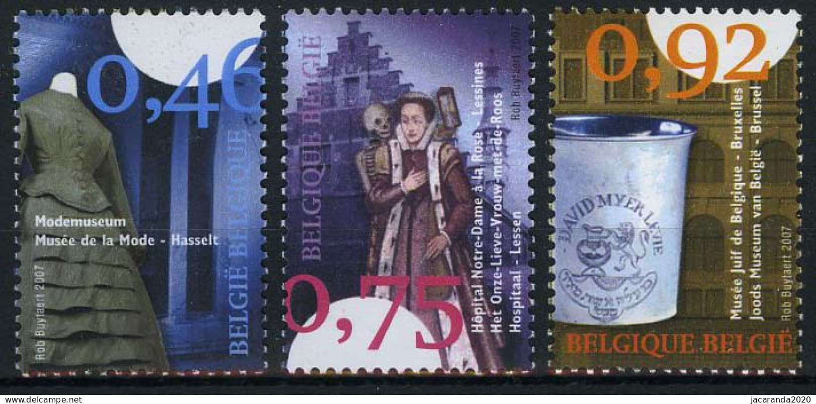 België 3662/64 - MNH - Neufs