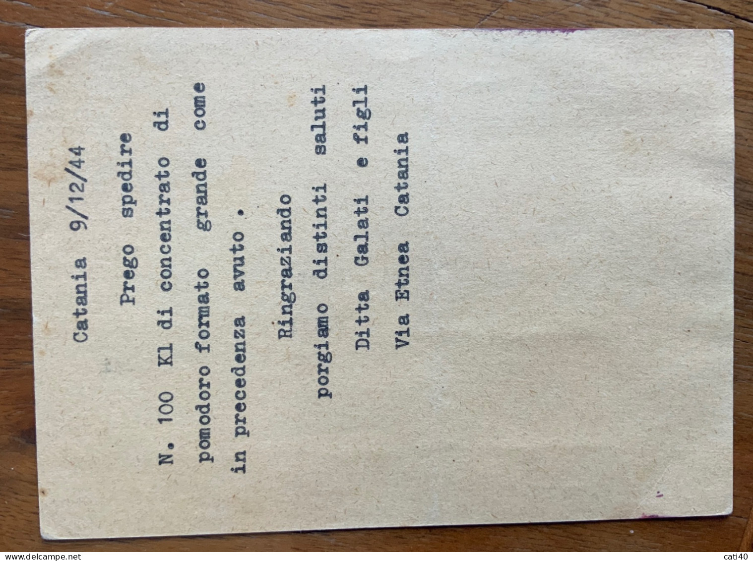 SICILIA - OCCUPAZIONE ANGLO AMERICANA - 50 C. + Imperiale 10 C. P.M. - C.P. DA CATANIA A PALERMO DEL 10/12/44 - Occ. Anglo-américaine: Sicile