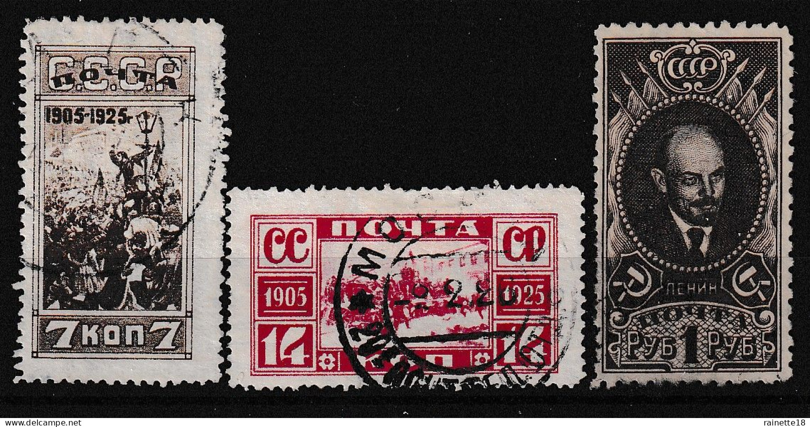 Russie  URSS     352-353B-354 Oblitérés - Usati