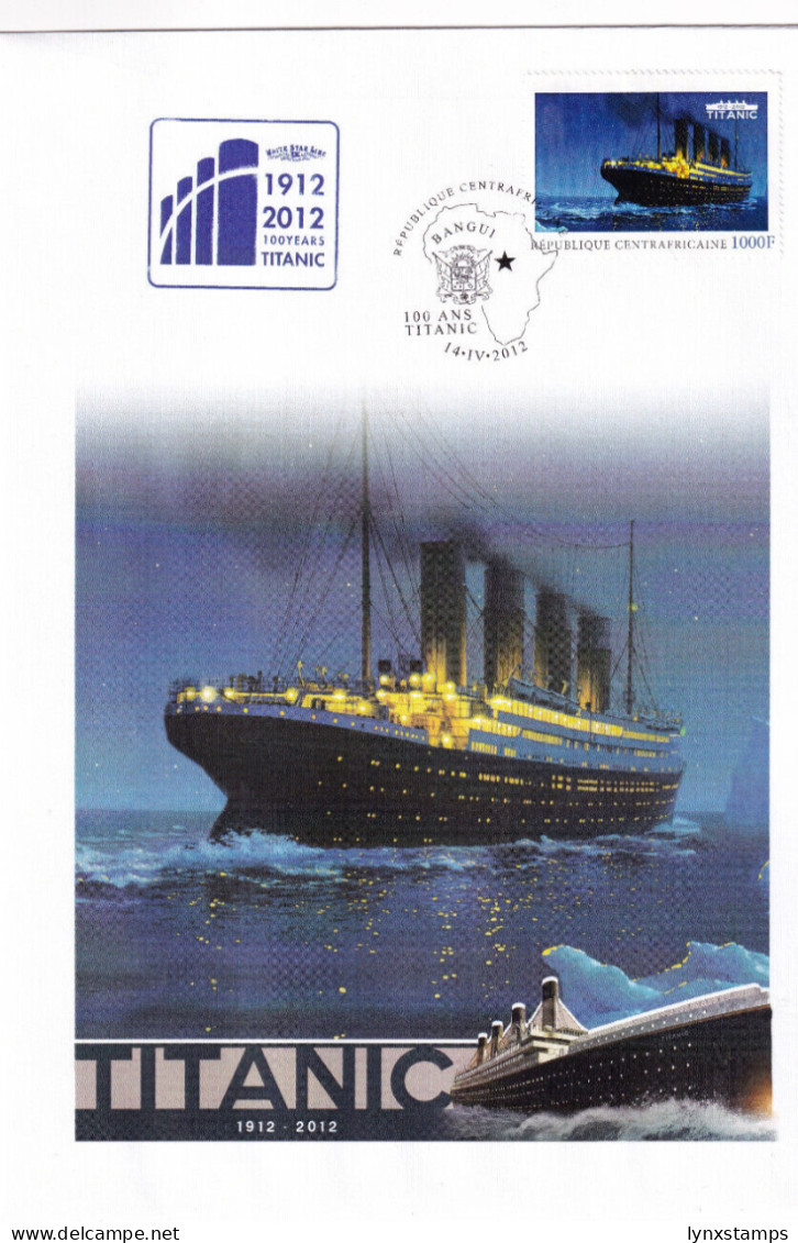 LI05 Titanic 1912-2012 The World's Most Famous Ships Cover - Bateaux