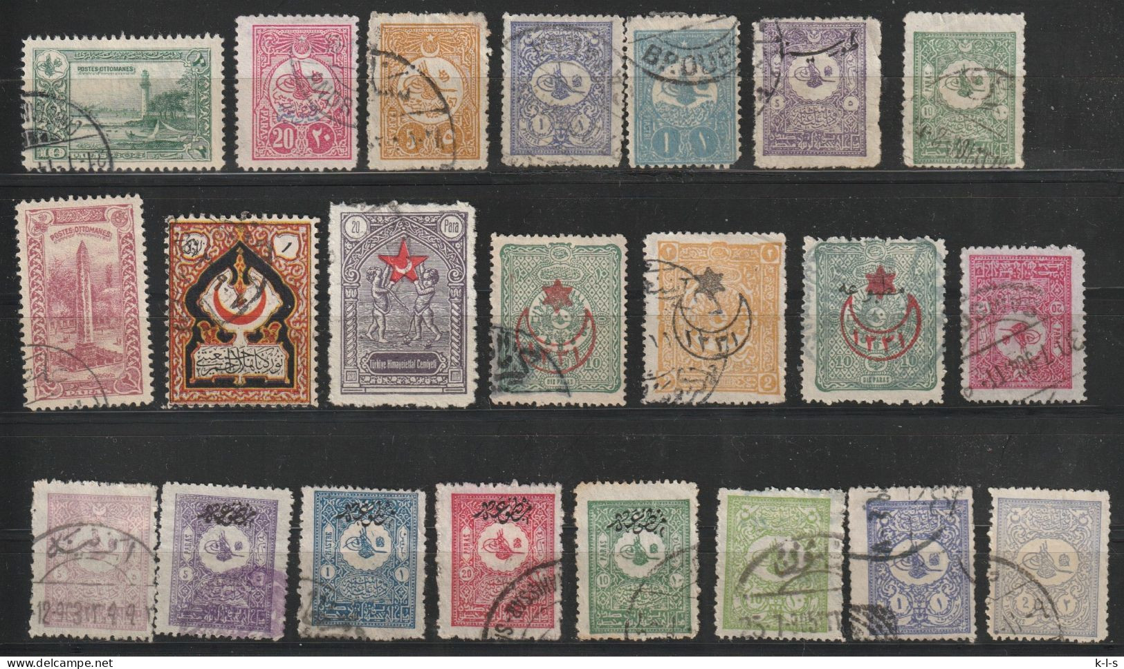 Türkei: Posten Mit Div. Versch. Werten Vor 1945,   Gestpl./used - Lots & Kiloware (mixtures) - Max. 999 Stamps