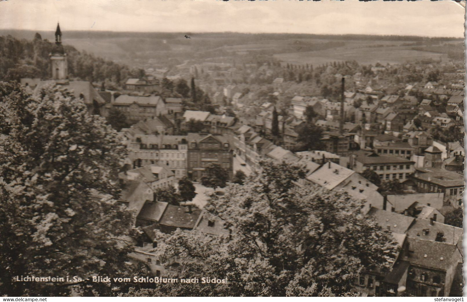 Lichtenstein, Blick Vom Schloß 1964 - Lichtenstein