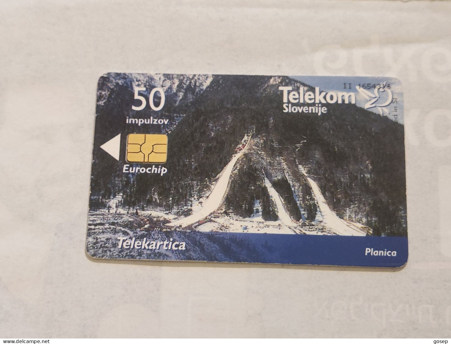 SLOVENIA-(SI-TLS-0477)-Planica /Toni Nieminen-(9)(50units)(11-1654318)(3/2003)(tirage-4.994)-used Card+1card,prepiad - Slovénie