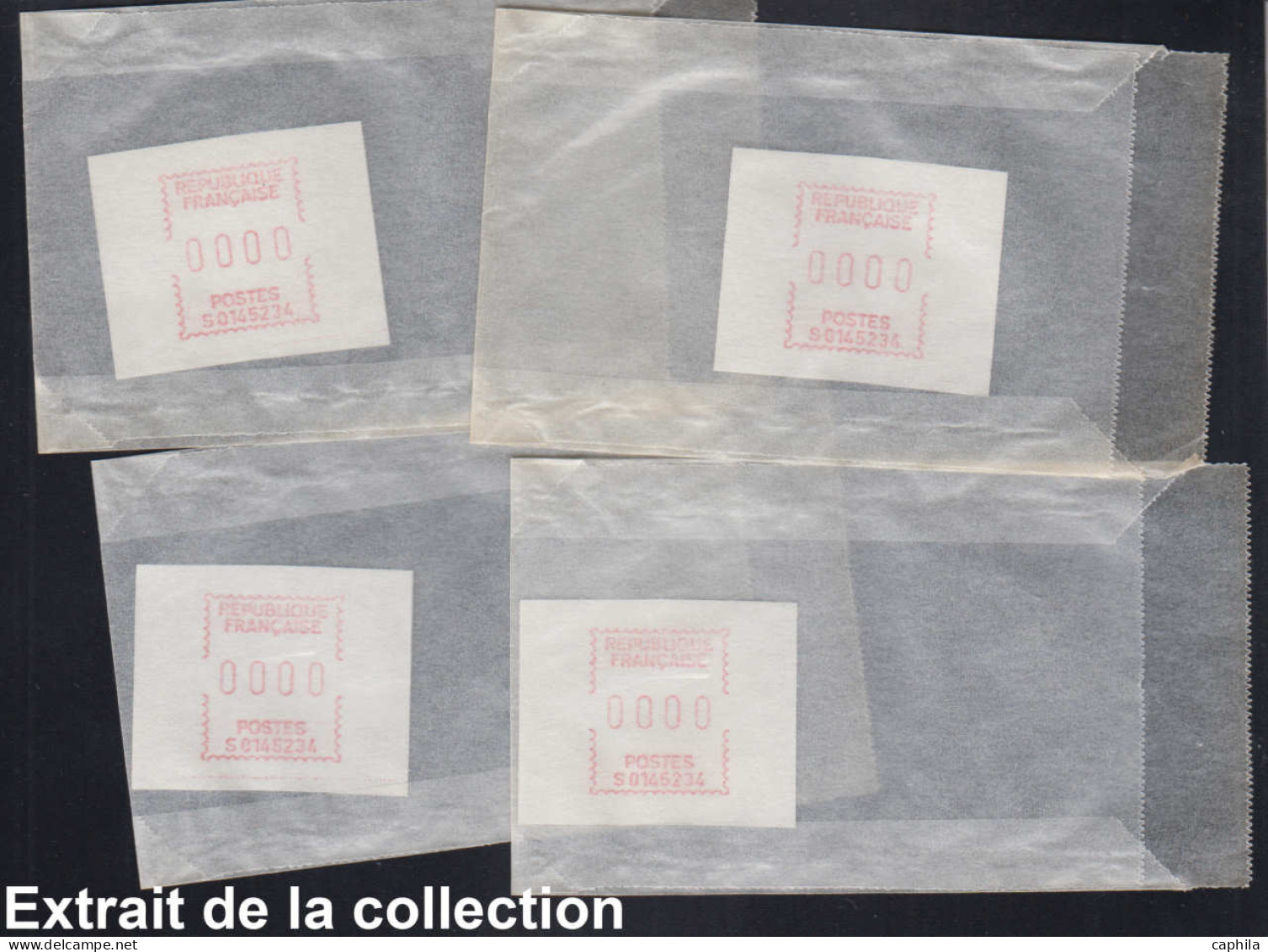 FRANCE Distributeurs LOT - Stock marchand en 3 boites, timbres neufs, quelques essais et démonstrations, idéal pour déta