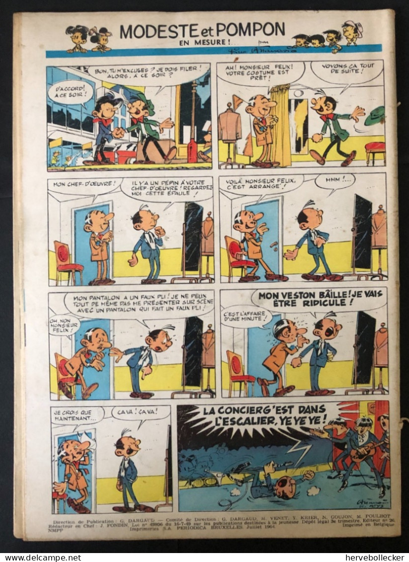 TINTIN Le Journal Des Jeunes N° 820 - 1964 - Tintin