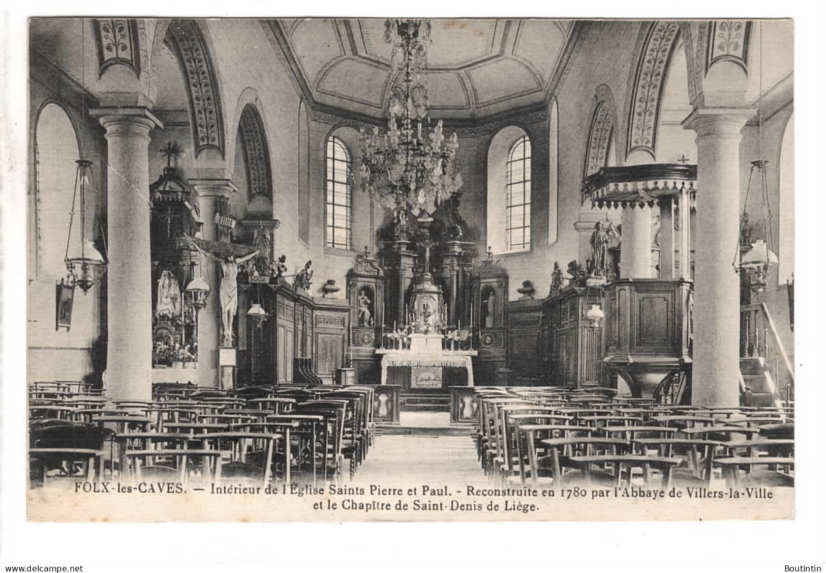 Folx Les Caves - Intérieur De L'Eglise - Incourt