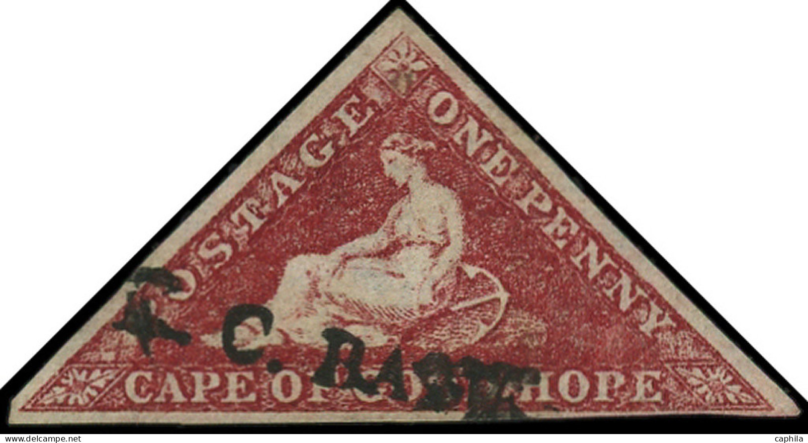 CAP DE BONNE ESPERANCE Poste O - 3, Marges Intactes: 1p. Rose-rouge - Cote: 300 - Cap De Bonne Espérance (1853-1904)
