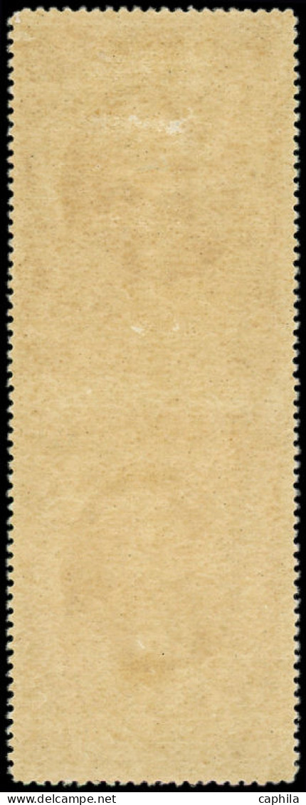 VATICAN Poste * - 137, Paire Verticale, Non Dentelée Entre (1 Ex **): 4l. Bistre-jaune (Sas 119l) - Cote: 900 - Unused Stamps