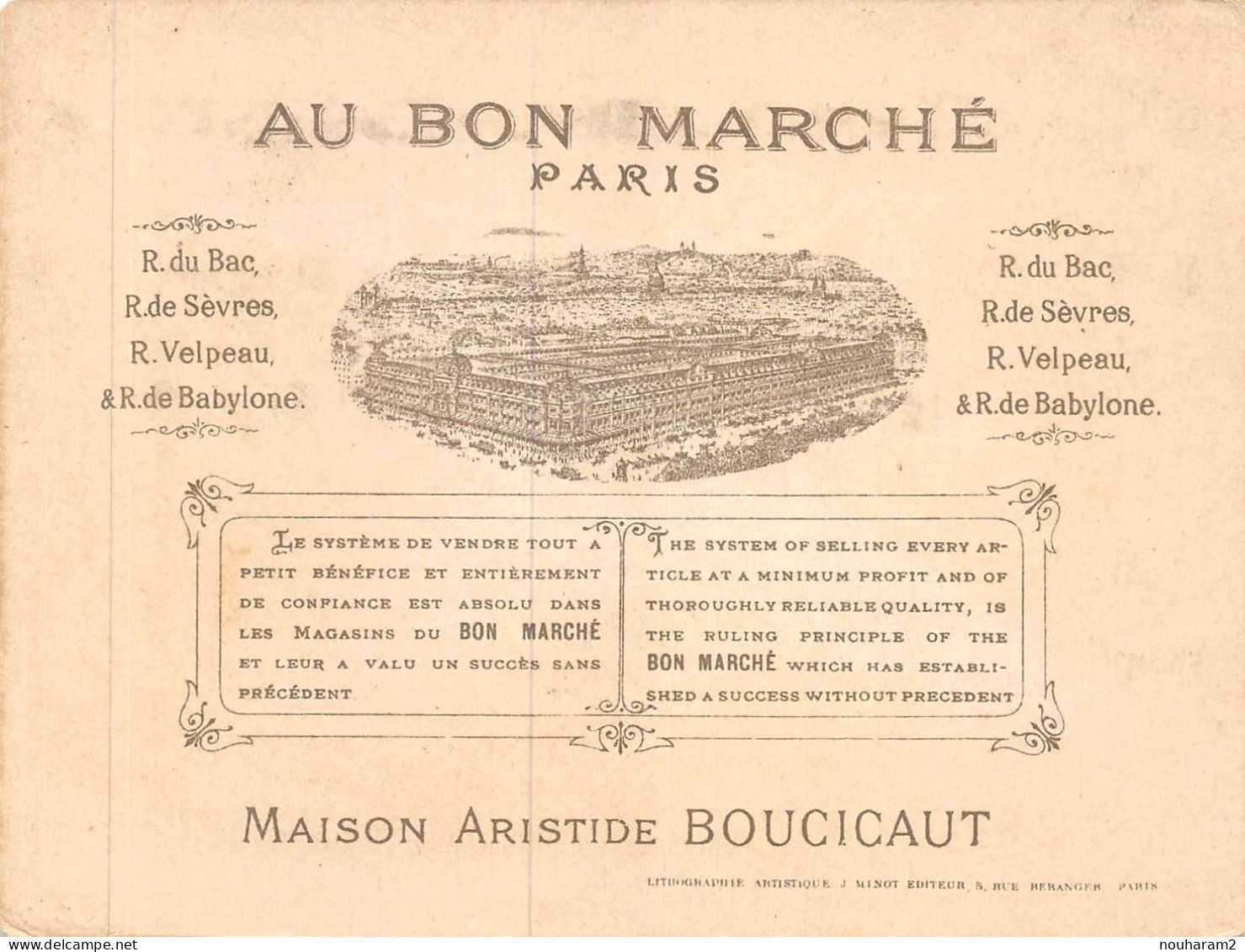 MA-2024-053. MAGASIN AU BON MARCHE PARIS. RAISIN VIGNES - Au Bon Marché