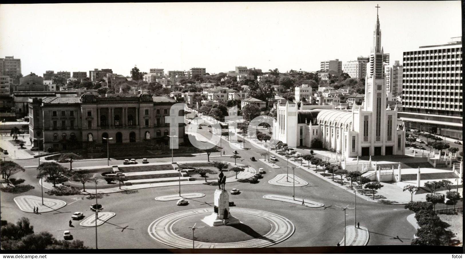 LARGE 26x13 REAL PANORAMIC PHOTO POSTCARD LOURENÇO MARQUES MAPUTO MOÇAMBIQUE MOZAMBIQUE AFRICA CARTE POSTALE - Mozambique