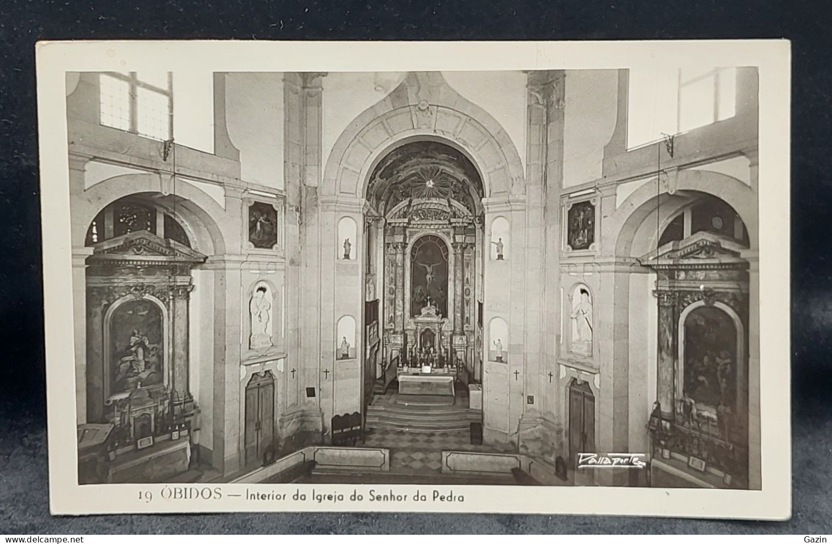 C7/4 - Photo Postal *Interior Da Igreja Do Senhor Da Pedra * Óbidos *  Leiria * Portugal - Leiria