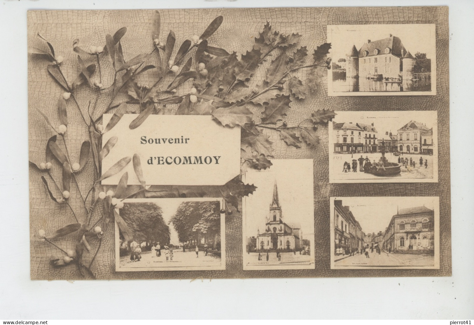 ÉCOMMOY - Jolie Carte Vues Multiples "Souvenir D'Ecommoy " - Ecommoy