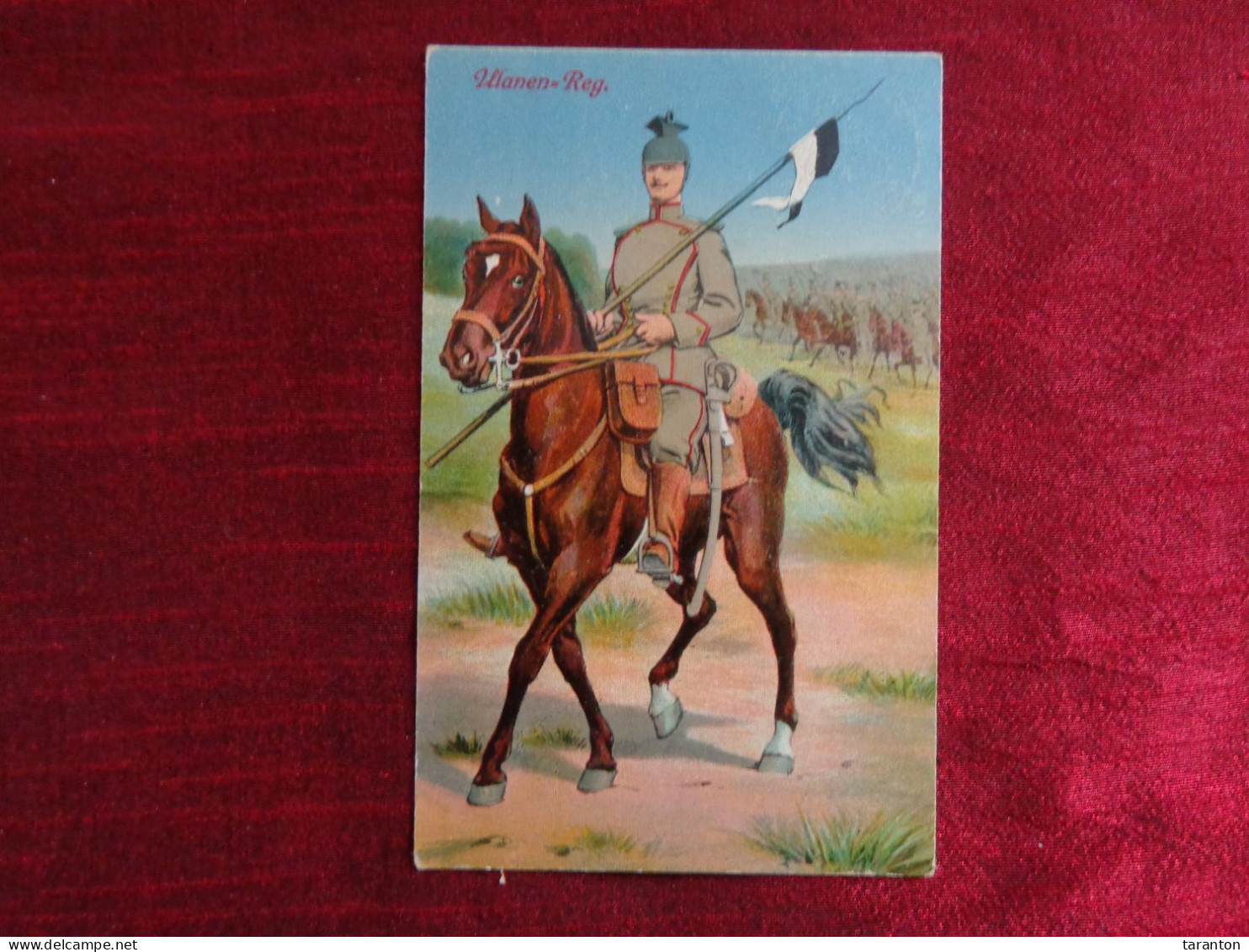 1922 - POST CARD - NEDERLAND, GARDE ULANEN REG. - Collections (without Album)