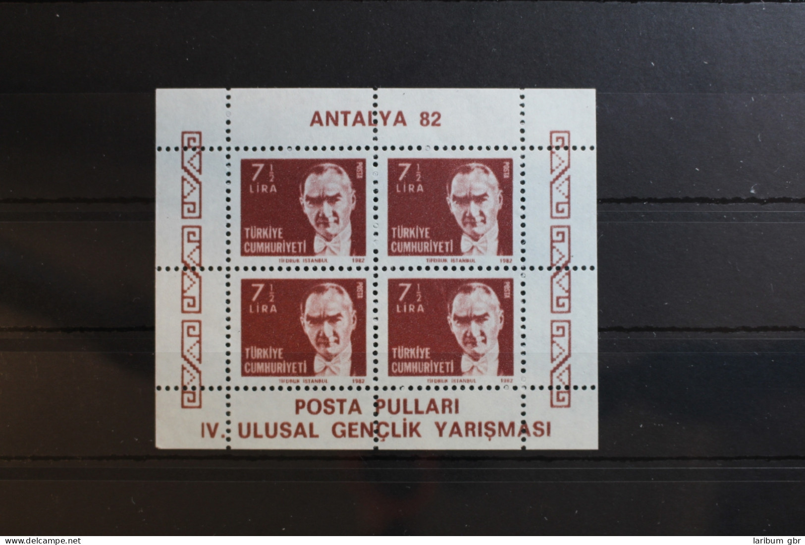 Türkei Block 22B Mit 2617 Postfrisch Briefmakenausstellung #RR436 - Sonstige & Ohne Zuordnung