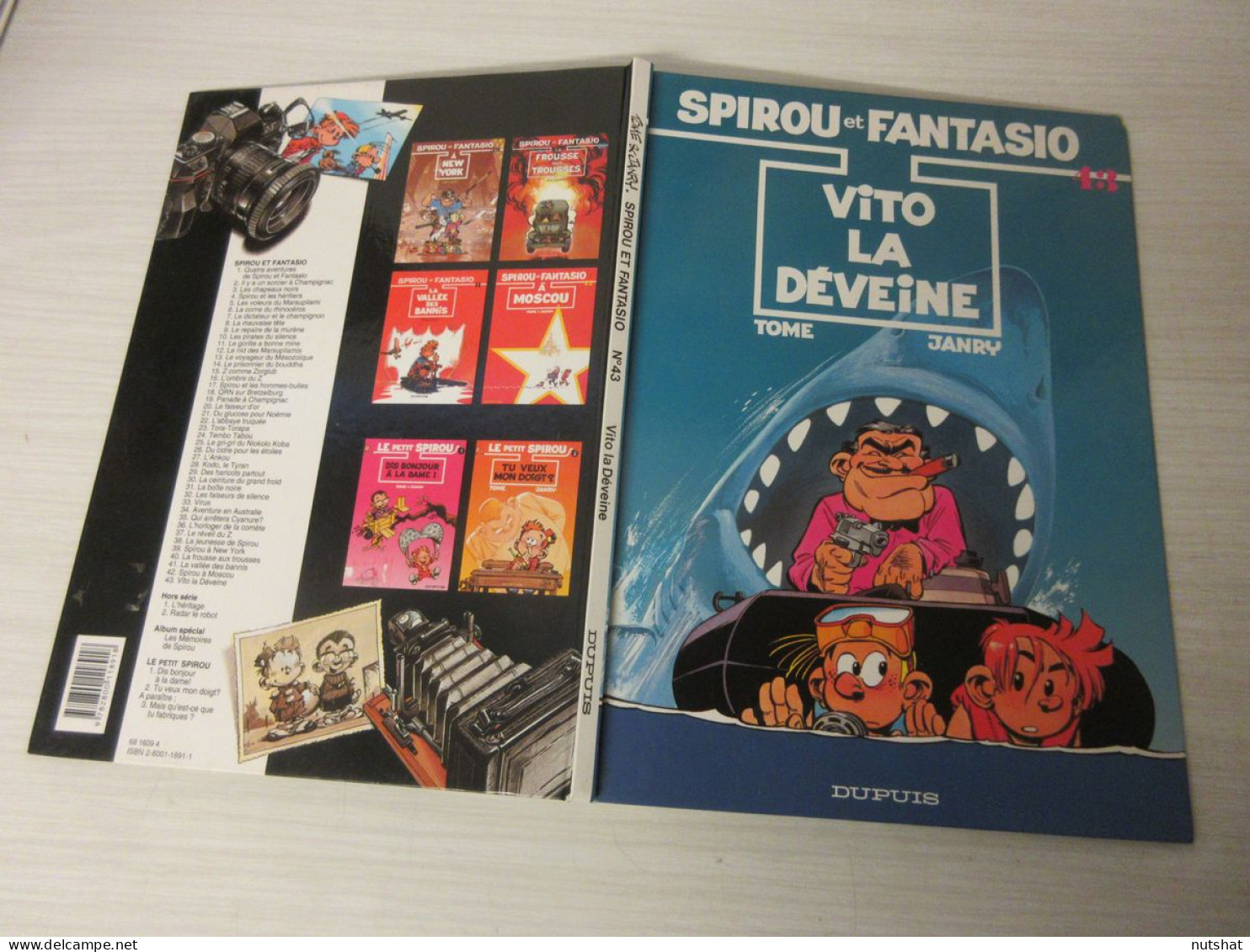 BD SPIROU Et FANTASIO 43 - VITO La DEVEINE - TOME JANRY - 1991                   - Spirou Et Fantasio