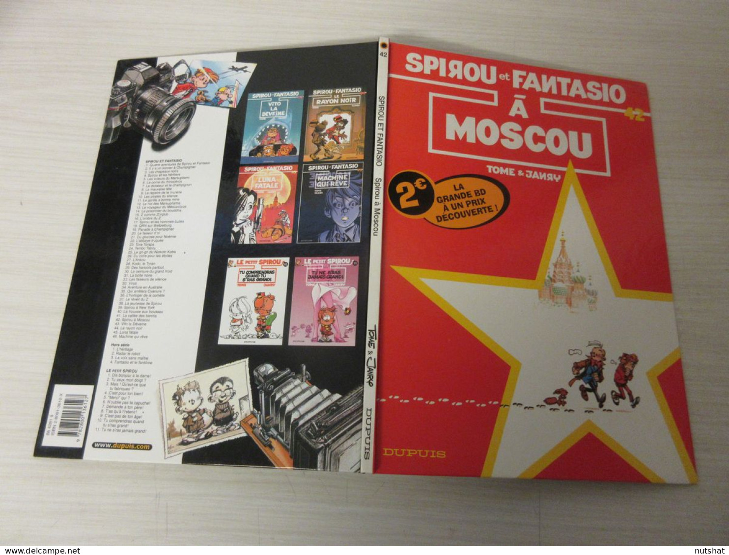 BD SPIROU Et FANTASIO 42 - A MOSCOU - TOME JANRY - 1990                          - Spirou Et Fantasio