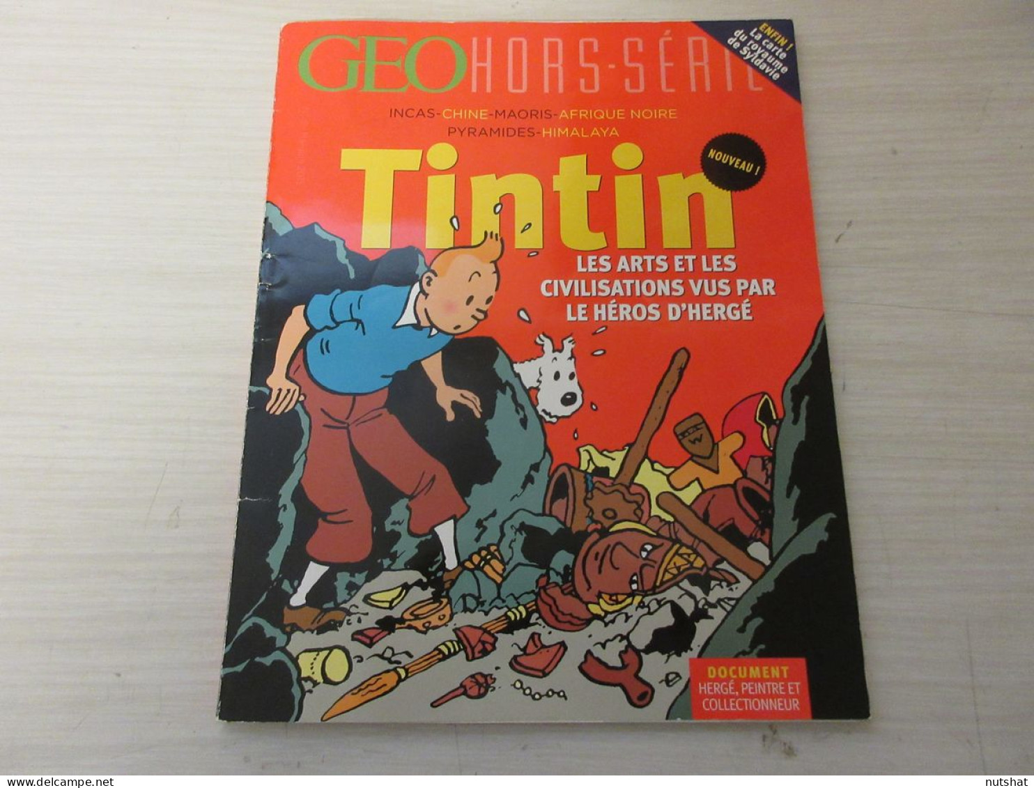 BD TINTIN HORS SERIE GEO Les ARTS Et Les CIVILISATIONS VUS Par TINTIN 2015 130p. - Tintin