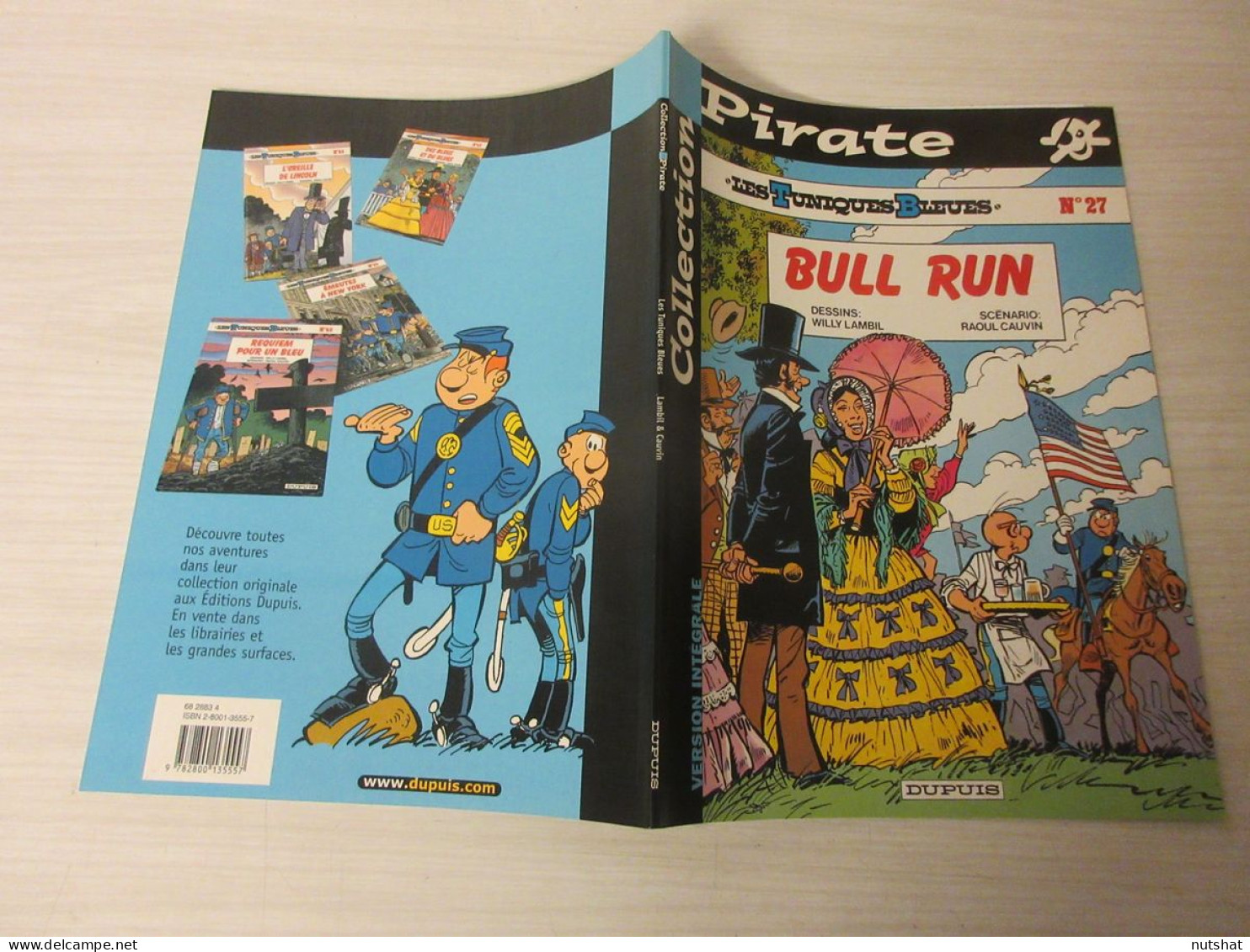 BD Les TUNIQUES BLEUES 27 - BULL RUN - Willy LAMBIL Raoul CAUVIN - 1987          - Tuniques Bleues, Les