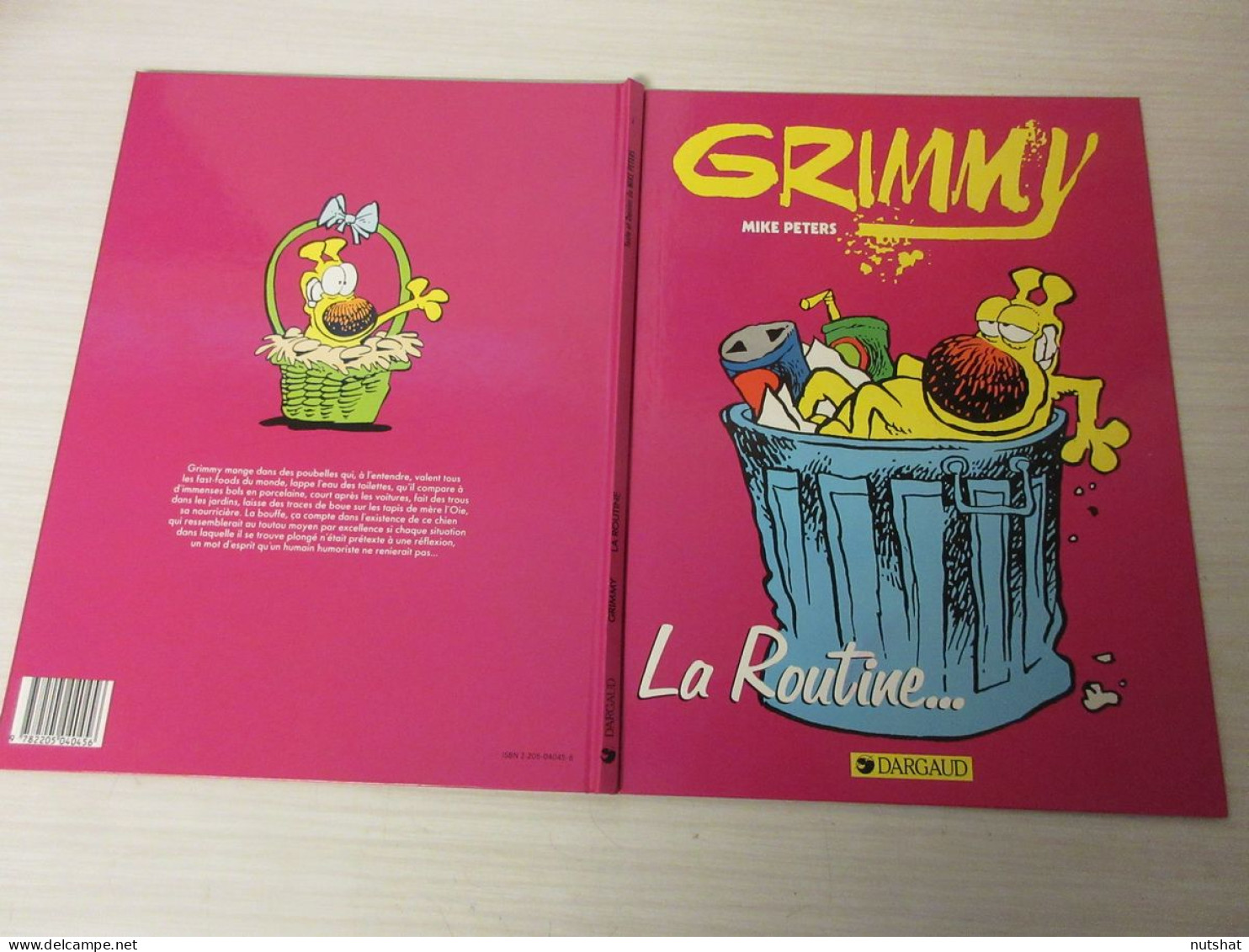 BD GRIMMY - La ROUTINE - Mike PETERS - 1991 - Editions Dargaud.                  - Grimmy