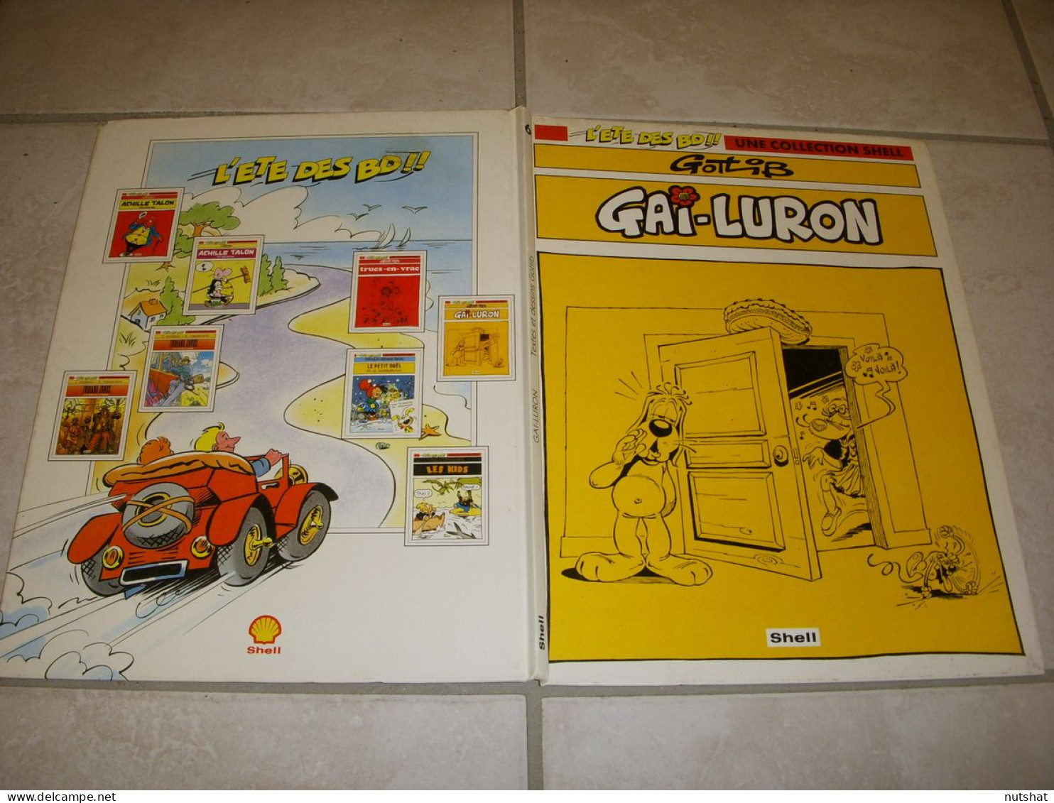 BD GOTLIB - GAI LURON - L'ETE Des BD - COLLECTION SHELL - 40 Pages - Gai-Luron