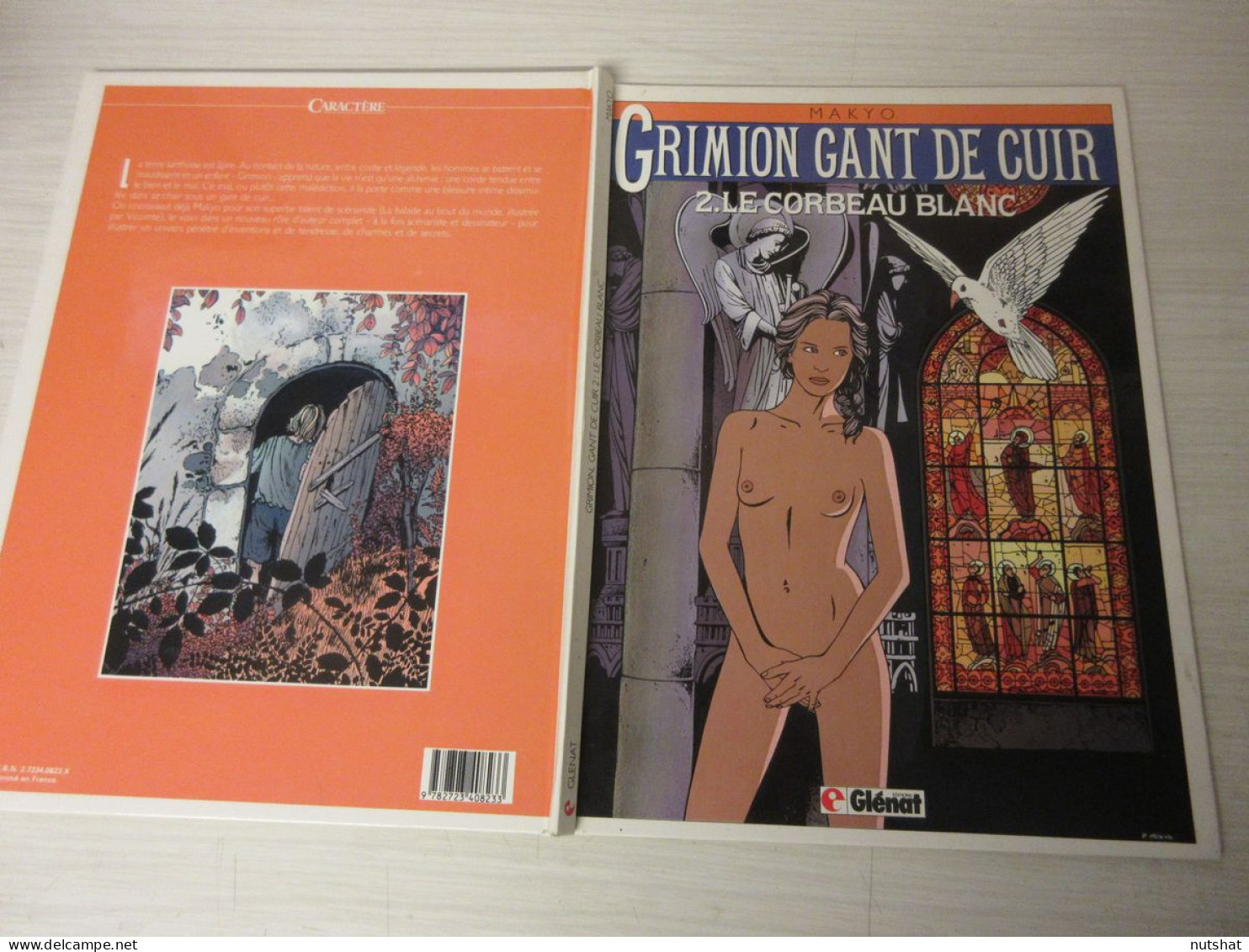 BD GRIMION GANT De CUIR 2 - Le CORBEAU BLANC - MAKYO - 1985 - Edition Glenat     - Grimion Gant De Cuir