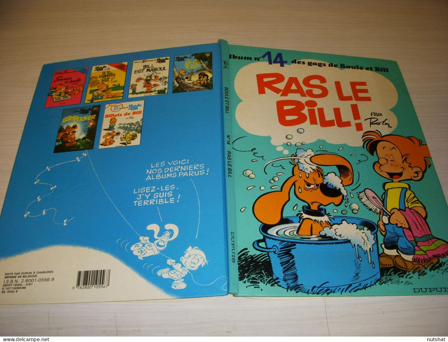BD BOULE Et BILL 14 - RAS Le BILL - ROBA - 1977 - DUPUIS - Boule Et Bill