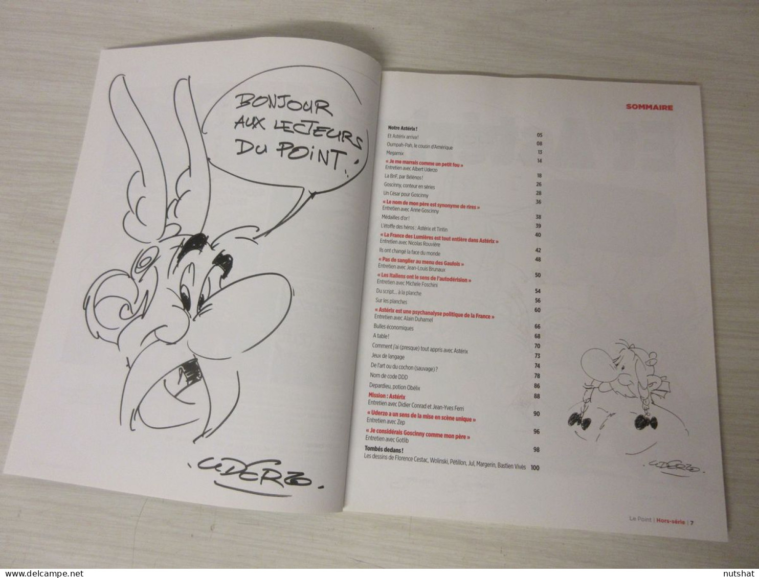 BD ASTERIX HORS SERIE Le POINT ASTERIX LA SAGA 2013 106 Pages.                   - Asterix