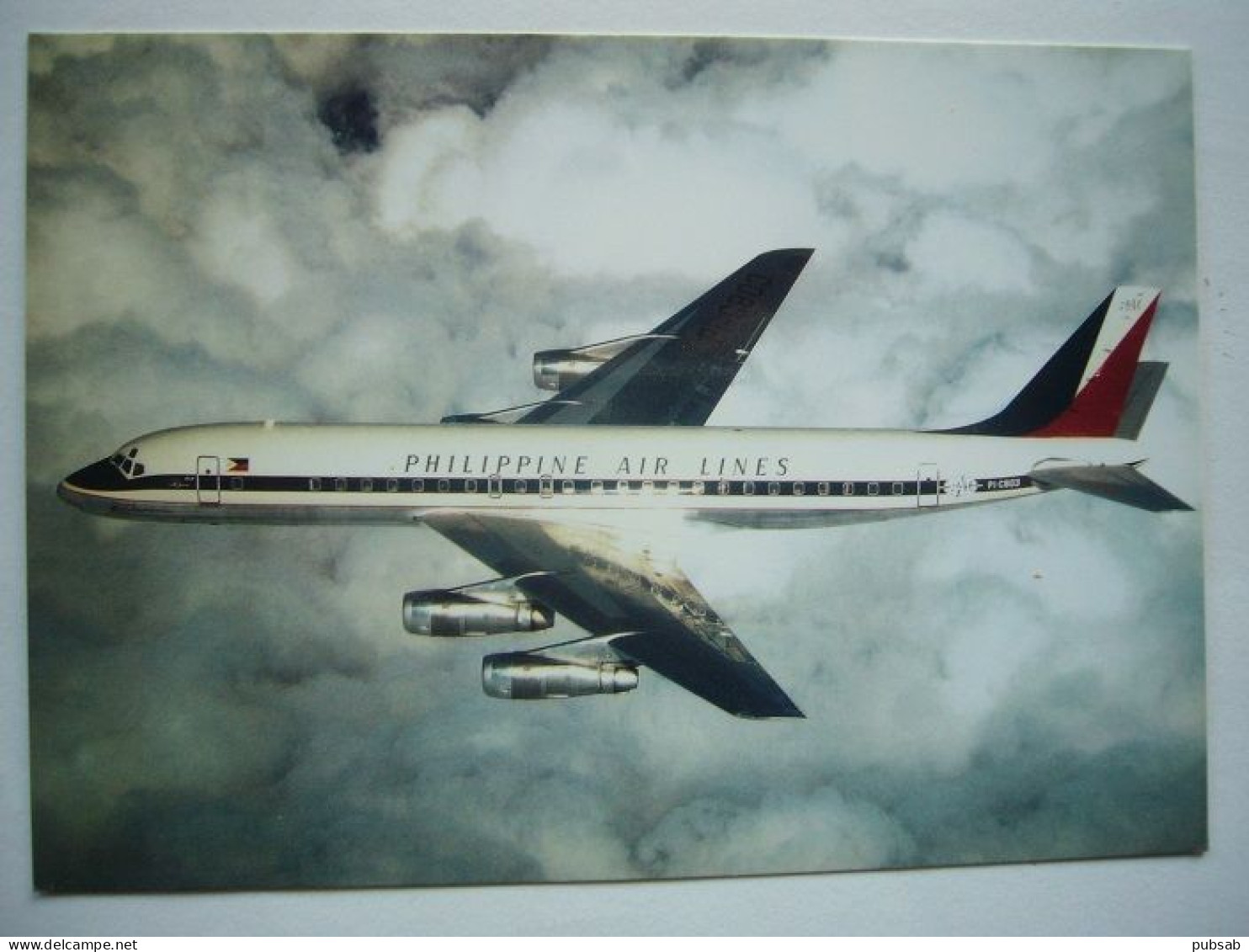 Avion / Airplane / PHILIPPINE AIRLINES / Douglas DC-8-53 / Registered As PI-C-803 - 1946-....: Moderne