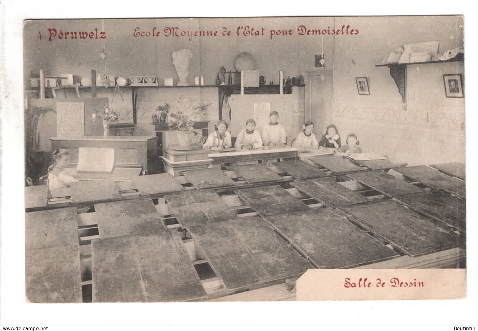 Péruwelz Ecole Moyenne De L'Etat Salle De Dessin - Péruwelz