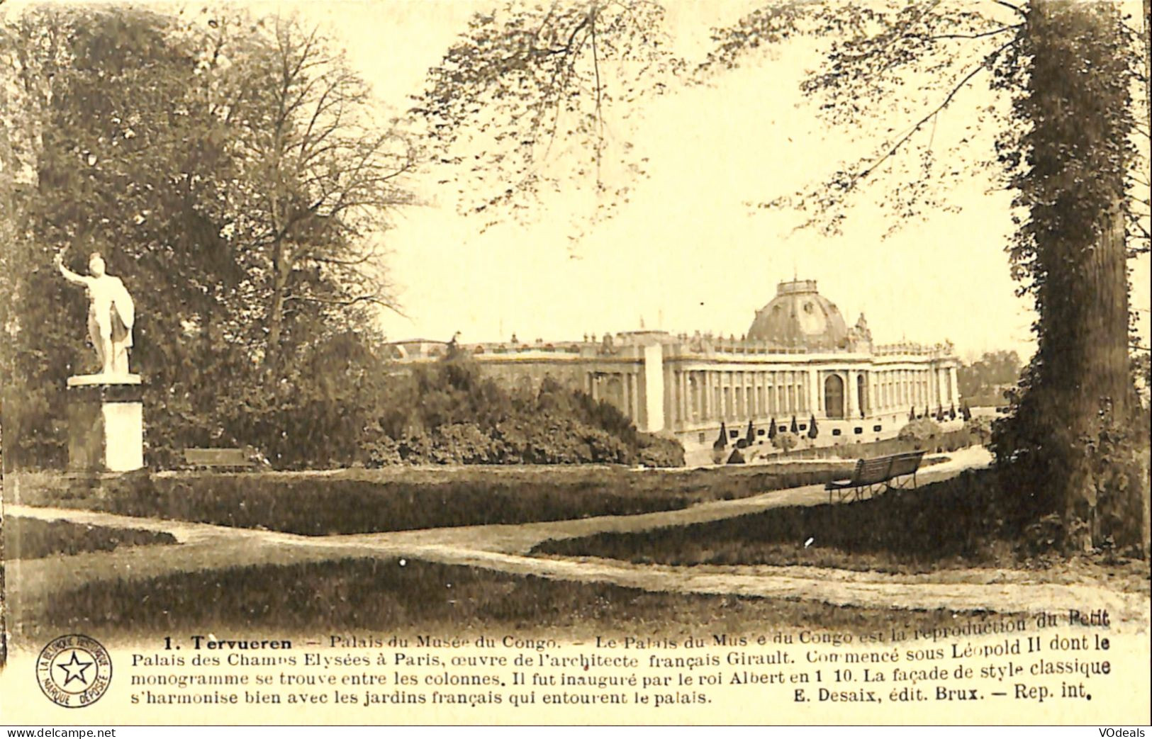 Belgique - Brabant Flamand - Tervueren - Tervueren - Palais Du Musée Du Congo - Tervuren