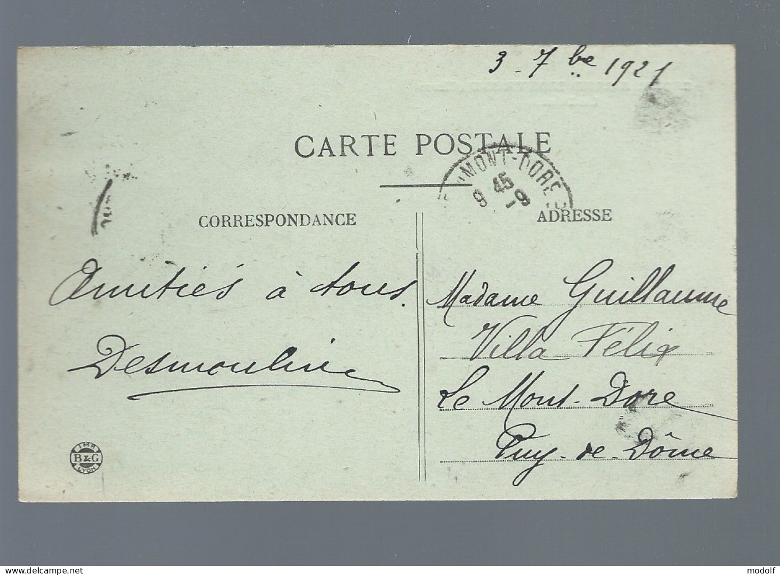 CPA - 18 - St-Amand Montrond - La Poste - Animée - Circulée En 1921 - Saint-Amand-Montrond