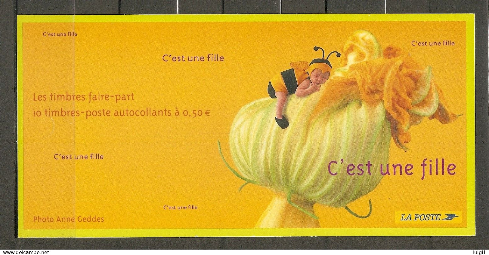 Carnet Naissances < C'est Une Fille > Bébé-abeille - 2004  - Neuf  - Non Plié -  N° BC3634. - Other & Unclassified