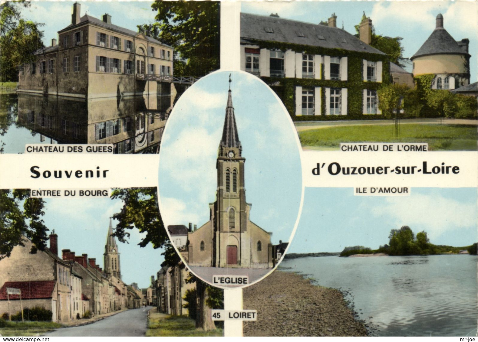 Souvenir D'Ouzouer Sur Loire "multi Vues" - Ouzouer Sur Loire