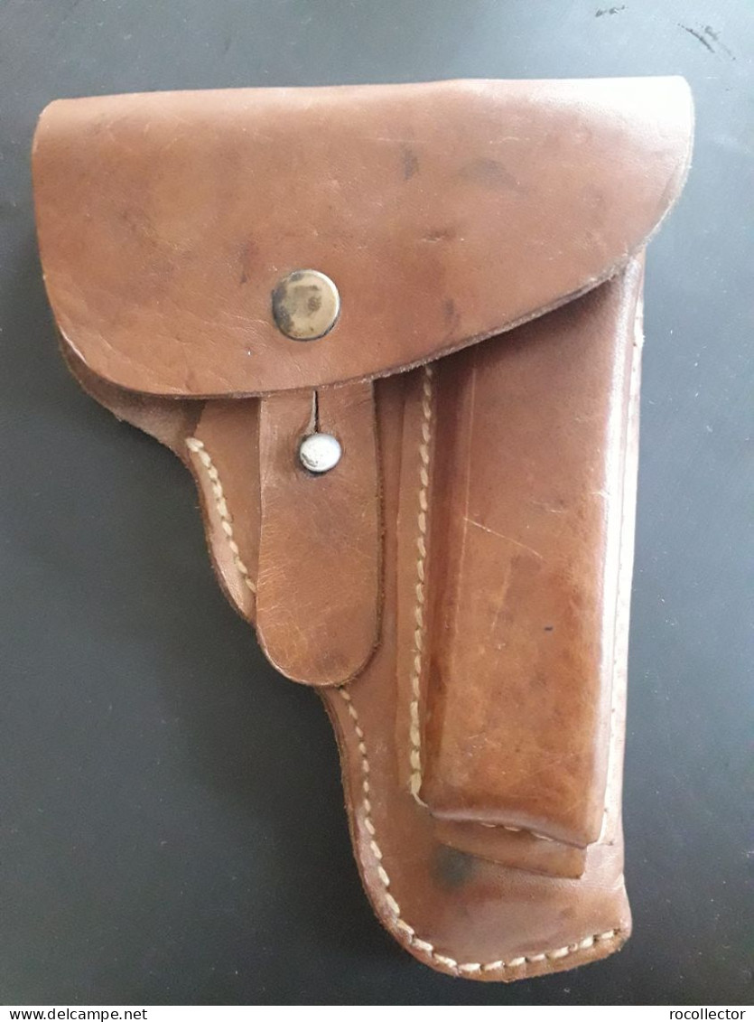 Holster Czechoslovak Vz27 Pistol Specially Made For German Army P-27(t) In WW2 W/ Serial Number - Libros Antiguos Y De Colección