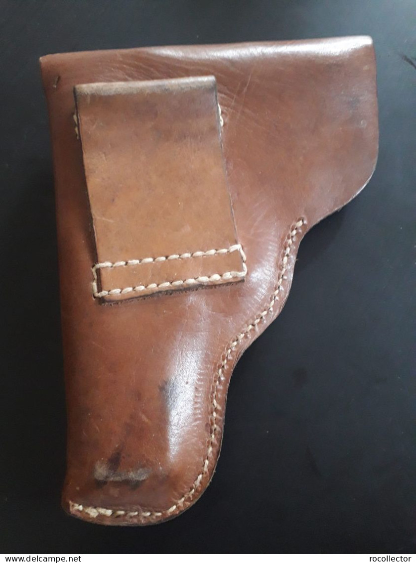 Holster Czechoslovak Vz27 Pistol Specially Made For German Army P-27(t) In WW2 W/ Serial Number - Oude Boeken