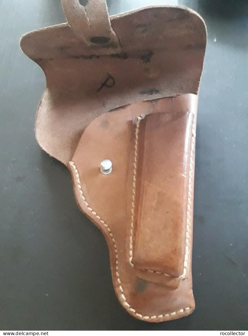 Holster Czechoslovak Vz27 Pistol Specially Made For German Army P-27(t) In WW2 W/ Serial Number - Libros Antiguos Y De Colección