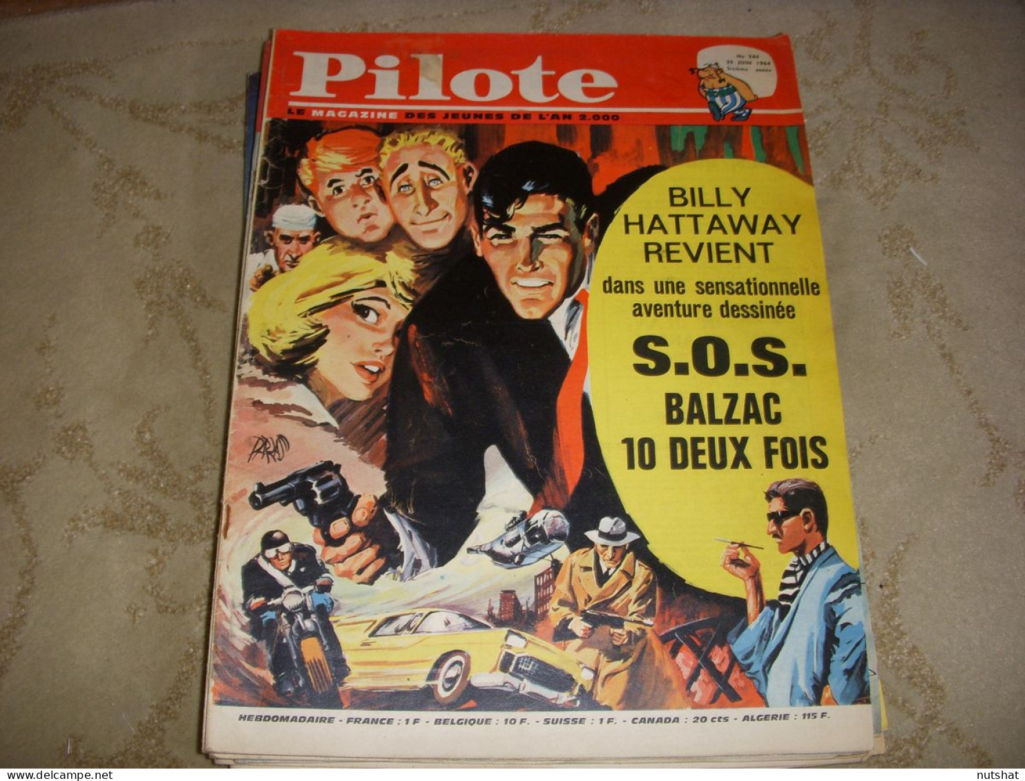 PILOTE 244 25.06.64 BOB MORANE CYCLISME LES MYSTERES Du PELOTON PRIX Du TdF 64 - Pilote