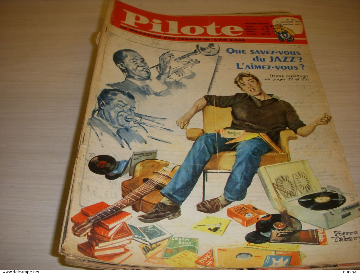 PILOTE 153 27.09.62 Le RODEO Le TYRAN De SYRACUSE ORCHESTRE De JAZZ Samuel COLT - Pilote