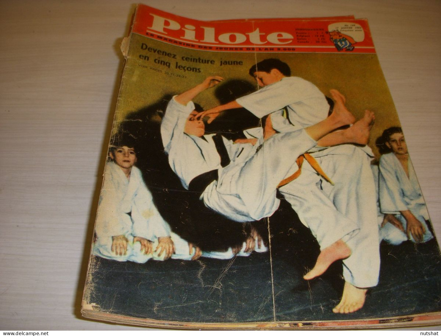 PILOTE 169 17.01.63 Le JUDO A CALMAT FILM Les CULOTTES ROUGES BOURVIL TERZIEFF - Pilote